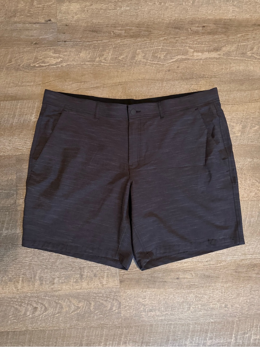 George Mens Size 46 Black Golf Shorts Performance Stretch Big & Tall